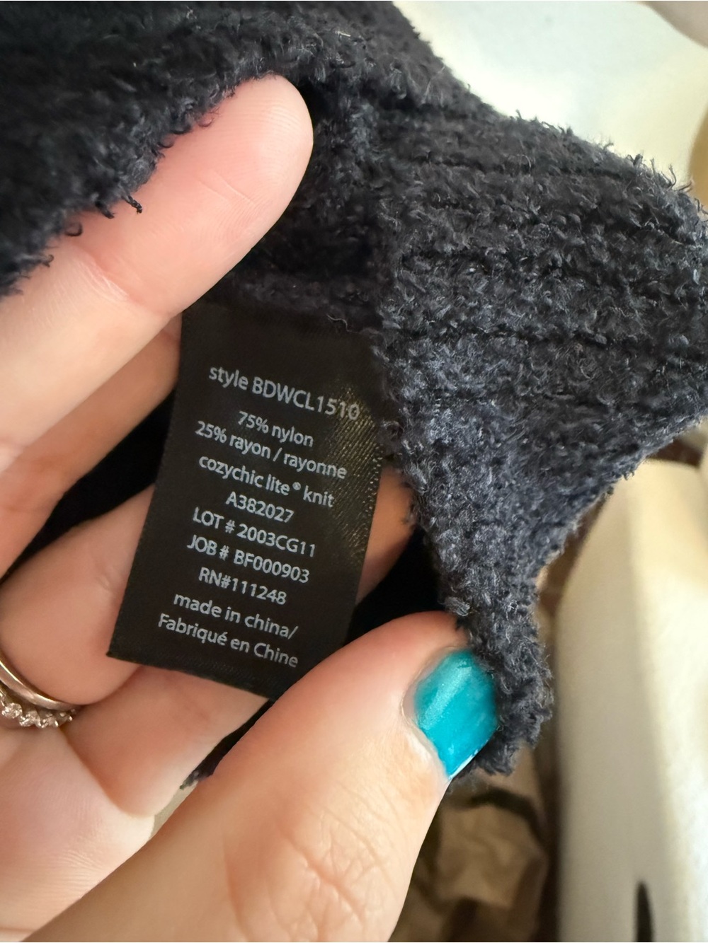 Barefoot Dreams CozyChic Lite Side Tie Sweater Cardigan - Picture 8 of 8